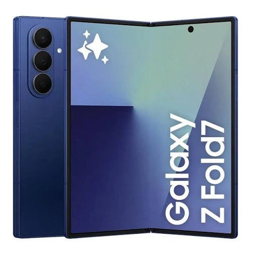 Samsung Galaxy Z Fold7 5G 512GB - Blue Shadow *AU STOCK*, 8.0', QXGA+, 120Hz, 12GB/512GB, 200MP/10MP, Single+ eSIM, 4400mAh, 2 Years Warranty