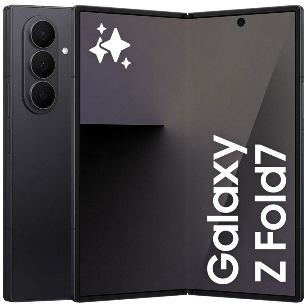 Samsung Galaxy Z Fold7 5G 512GB - Jet Black*AU STOCK*, 8.0', QXGA+, 120Hz, 12GB/512GB, 200MP/10MP, Single + eSIM, 4400mAh, 2 Years Warranty