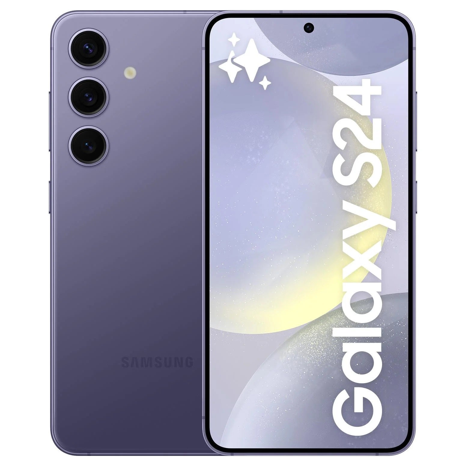 Samsung Galaxy S24 5G 256GB - Cobalt Violet*AU STOCK*, 6.2',Full HD+,120Hz, 8GB/256GB, 50MP/12MP, Single + eSIM, AI, 4000mAh,2 Years Warranty