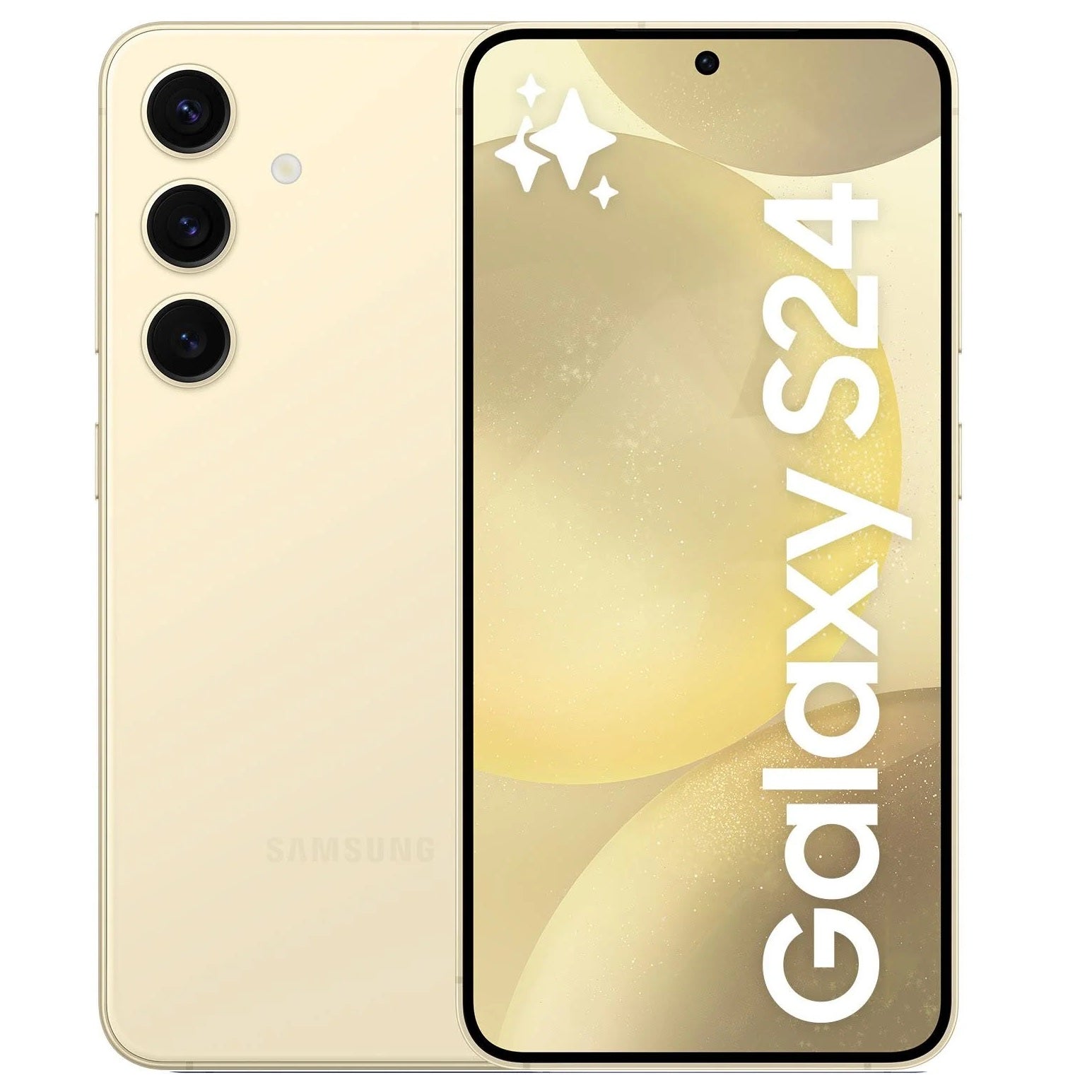 Samsung Galaxy S24 5G 512GB - Amber Yellow*AU STOCK*, 6.2',Full HD+,120Hz, 8GB/512GB, 50MP/12MP, Single + eSIM, AI, 4000mAh,2 Years Warranty