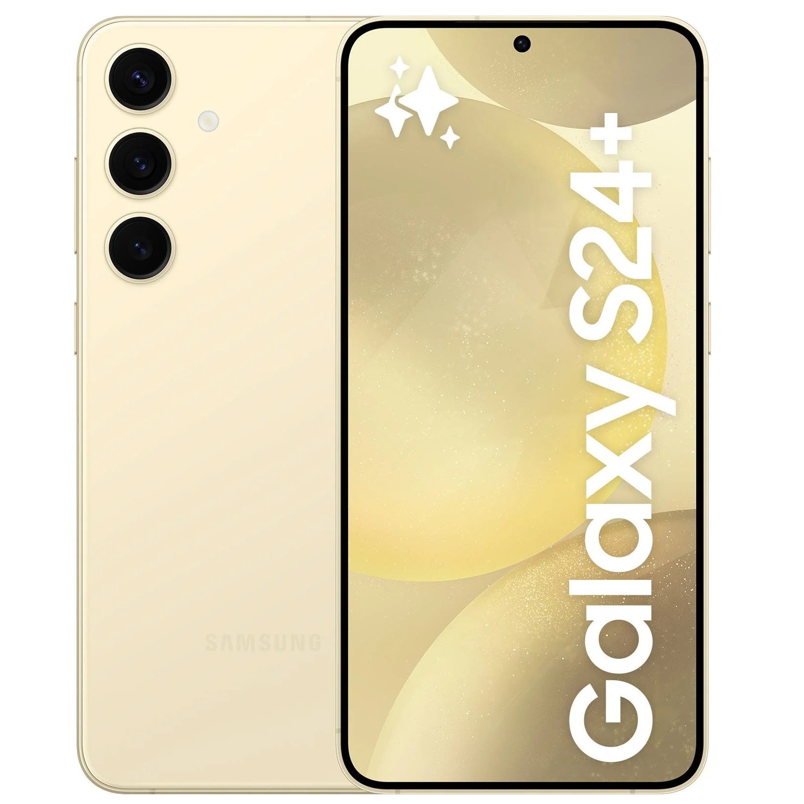 Samsung Galaxy S24+ 5G 256GB - Amber Yellow*AU STOCK*, 6.7',Quad HD+, 120Hz, 12GB/256GB, 50MP/12MP, Single + eSIM, AI, 4900mAh,2 Years Warranty