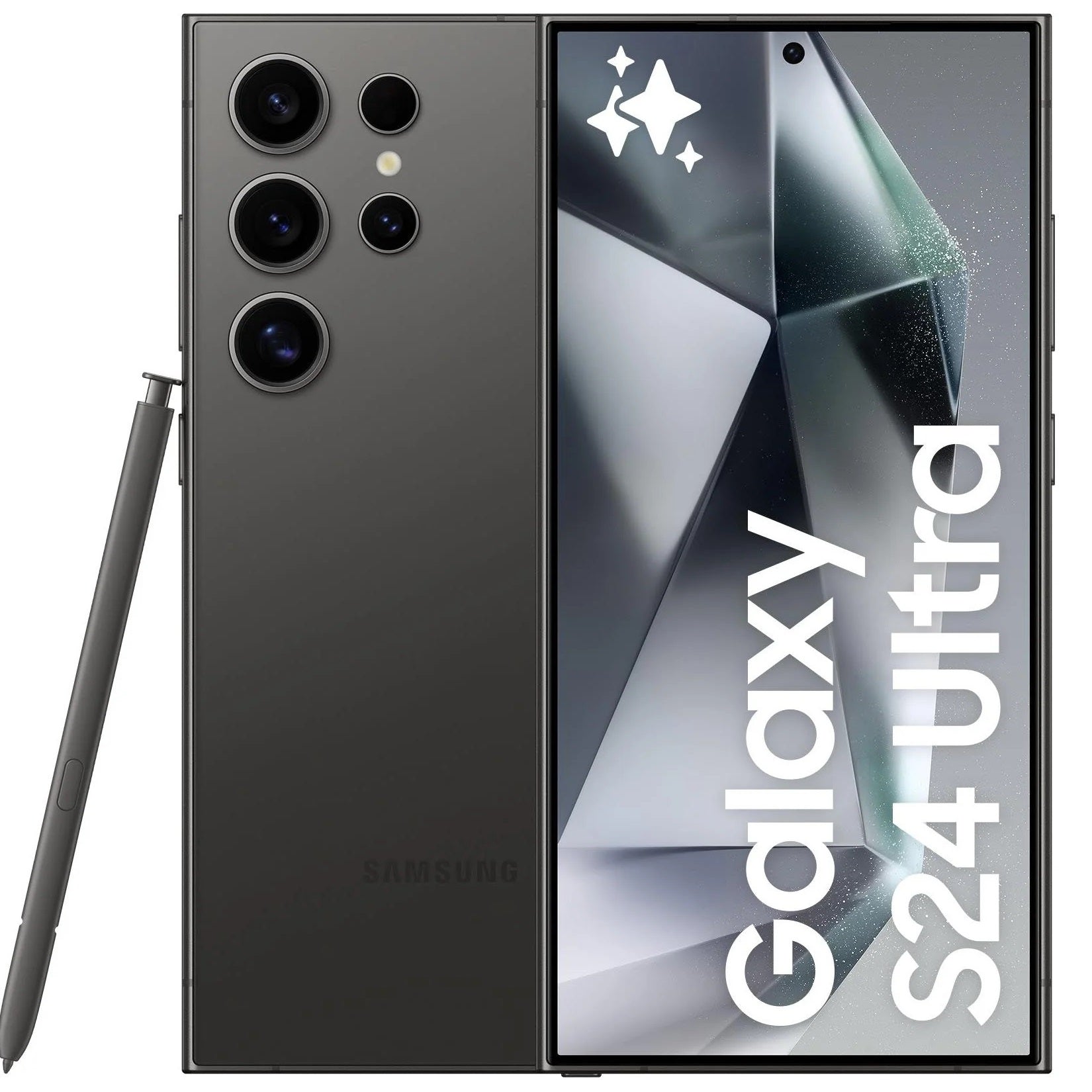 Samsung Galaxy S24 Ultra 5G 512GB - Titanium Black*AU STOCK*,6.8',Quad HD+,120Hz,12GB/512GB,200MP/12MP,S Pen,Single + eSIM,5000mAh,2 Years Warranty