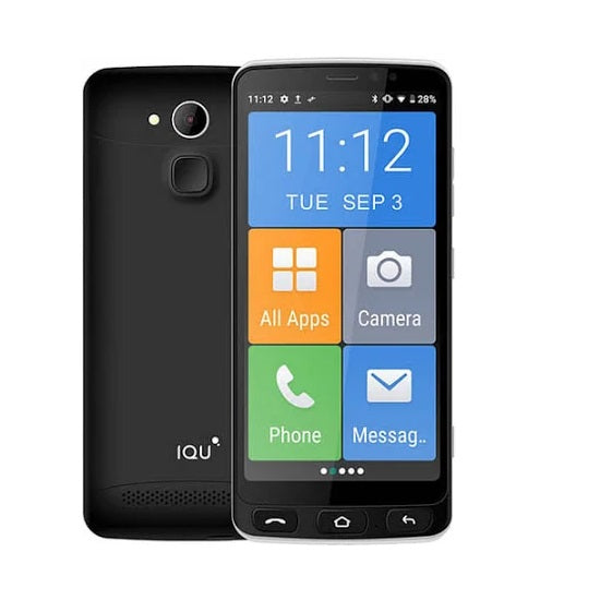 IQU SmartEasy Q50 4G 16GB - Black (SMARTEASYQ50BLACK)*AU STOCK*, 5.5', IPS FW+, 2GB/16GB, 8MP/5MP,Single SIM, 2400mAh, 1 Year Warranty