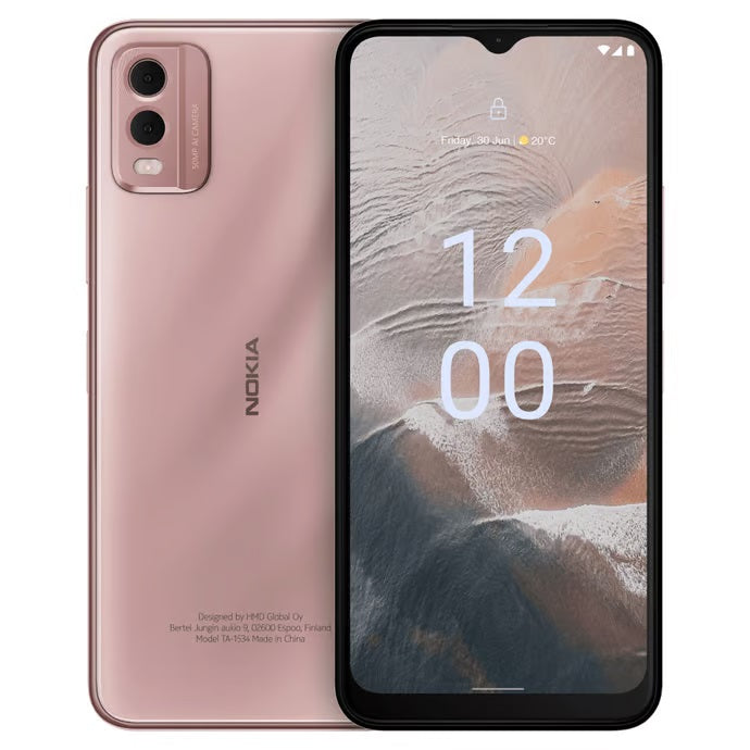 Nokia C32 4G 64GB - Beach Pink (SP01Z01Z3059Y)*AU STOCK*, 6.52', 4GB/64GB, 50MP/8MP, IP52, Dual SIM, 5050mAh, 2 Years Warranty