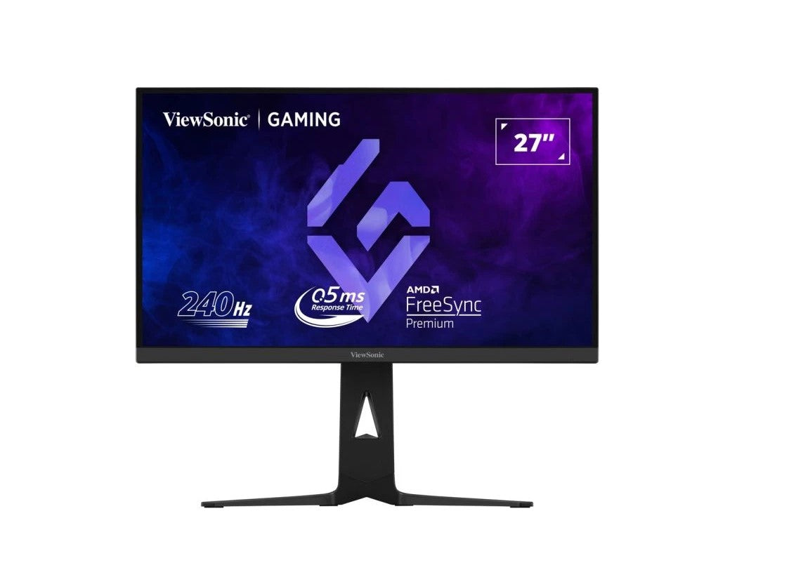 ViewSonic 27' 2K 2560x1440 IPS, 240hz, USB-C (DP ALT & 65W), HAS, 1ms, HDR10, Freesync Premium, HDMI 2.1 , DP 1.4.. Gamer's Choice Monitor LS,3YARW