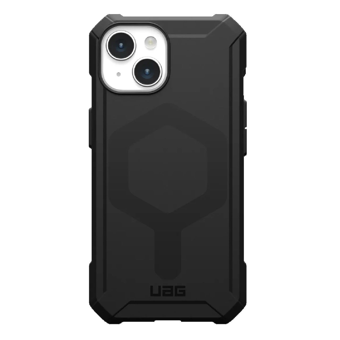 UAG Essential Armor MagSafe Apple iPhone 15 (6.1') Rugged Case - Black (114288114040), 15ft. Drop Protection (4.6M), 10 Years Warranty