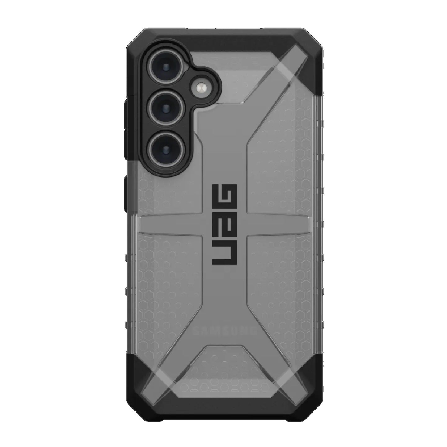 UAG Plasma Samsung Galaxy S24+ 5G (6.7') Rugged Case - Ice (214434114343), 16ft. Drop Protection (4.8M), Raised Screen Surround, 1 Year Warranty