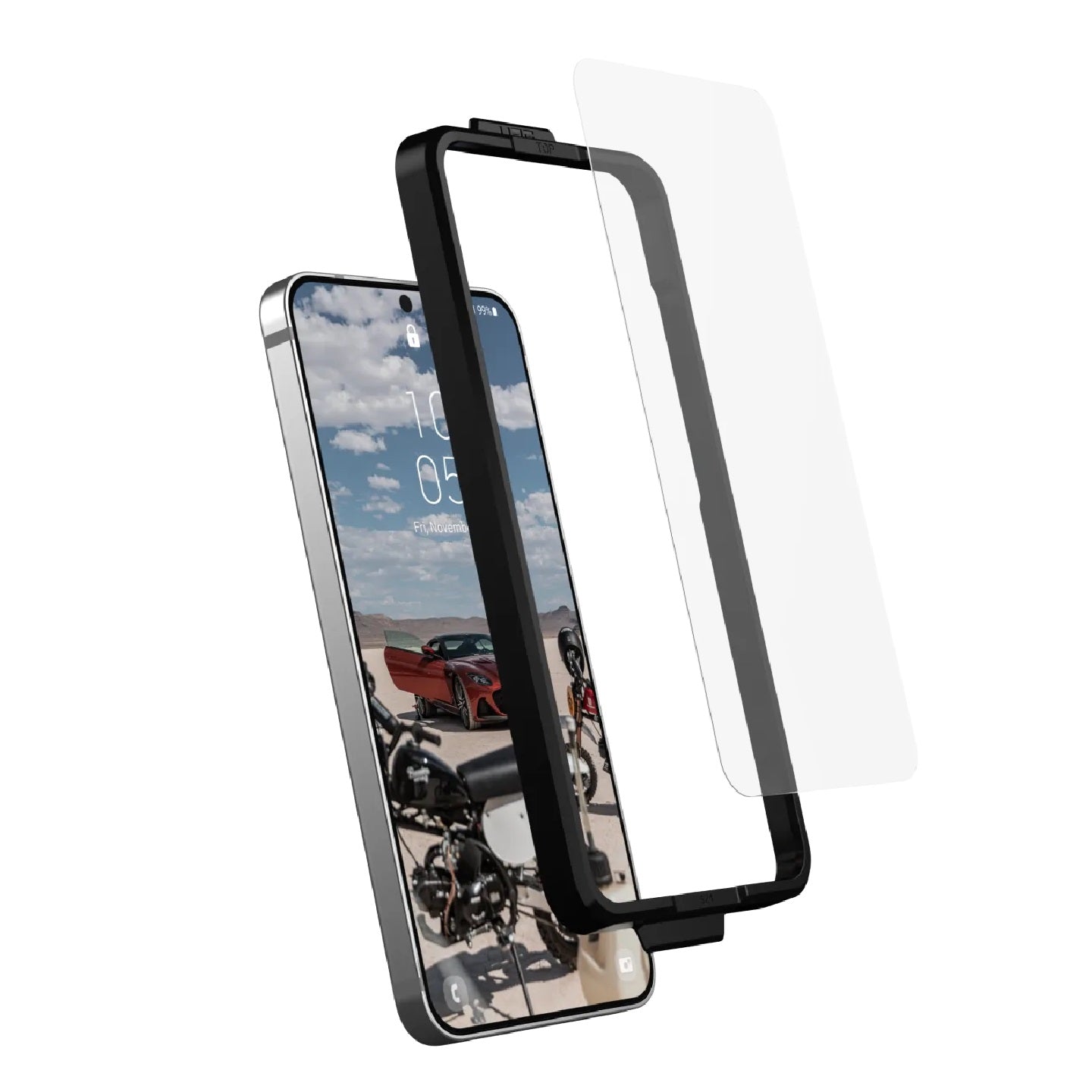 UAG Shield Plus Samsung Galaxy S24 5G (6.2')Tempered Glass Screen Protector - Clear (24440811NA), Antimicrobial, Scratch Resistant, 1 Year Warranty