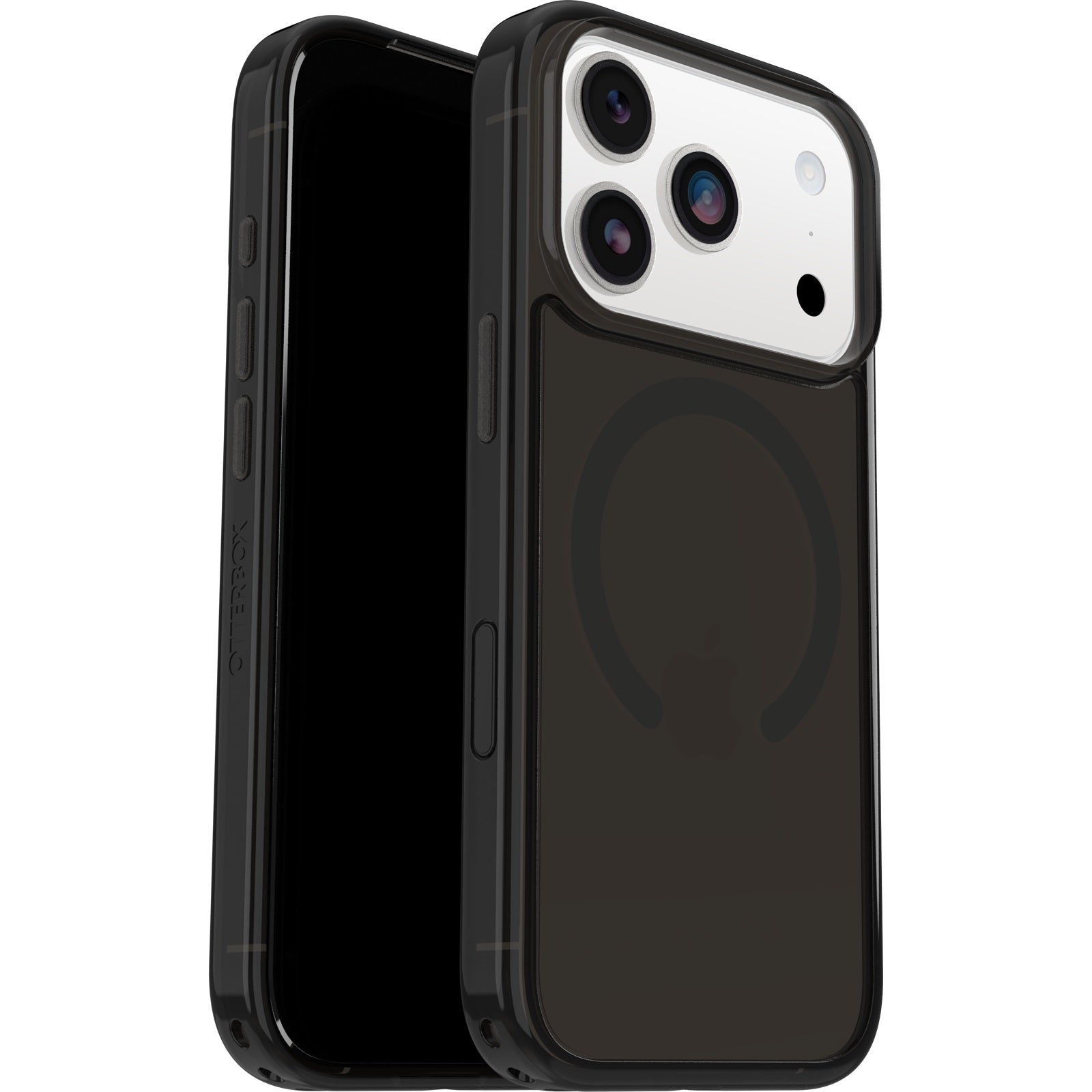 OtterBox Symmetry Clear MagSafe Apple iPhone 17 Pro Black Mist (Clear/Black) - (77-98851), DROP+ 3X Military Standard, Raised Edges, 7 Years Warranty