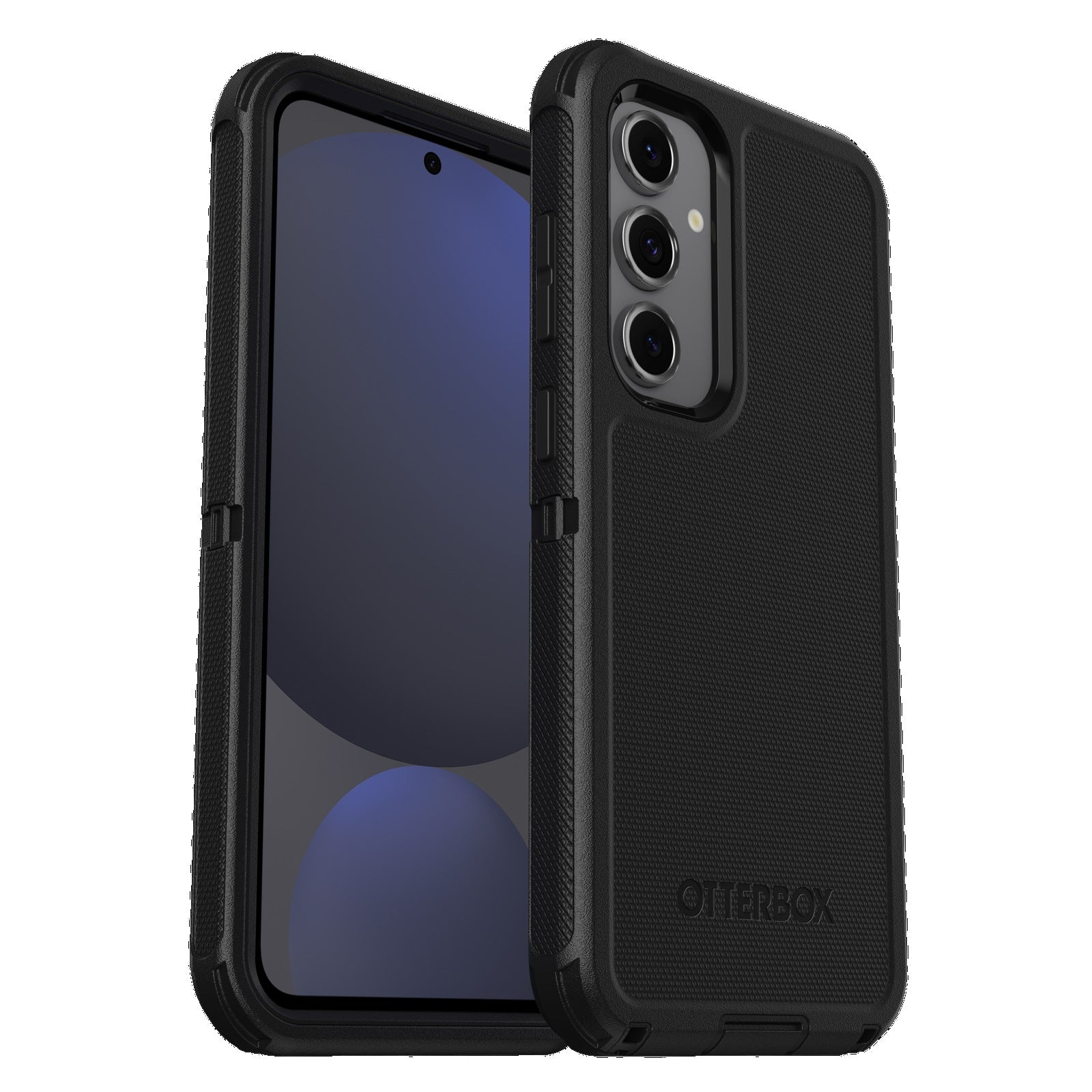 OtterBox Defender Samsung Galaxy S24 FE 5G (6.7') Case Black - (77-97095), DROP+ 7X Military Standard, Multi-Layer,Included Holster, 7 Years Warranty