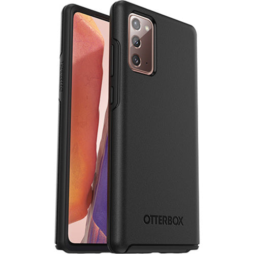 (LS) OtterBox Symmetry Samsung Galaxy Note20 5G (6.7') Case Black - (77-65256), Antimicrobial, DROP+ 3X Military Standard, 7 Years Warranty