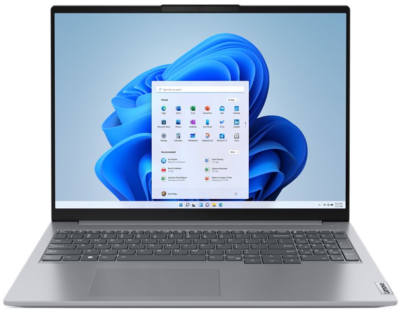 LENOVO ThinkBook 16 G7 16' WUXGA Intel AI U5-125U 16GB DDR5 256GB SSD WIN 11 PRO Iris Xe WIFI6E Thunderbolt Fingerprint Backlit 1YROS 1.7kg ~i5 15.6'