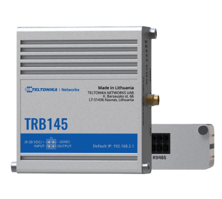Teltonika Industrial Rugged LET RS485 Gateway, 4G/LTE (Cat 1), Equipped with RS485, Compatible with industrial DNP3 & Modbus protocols, PSU included