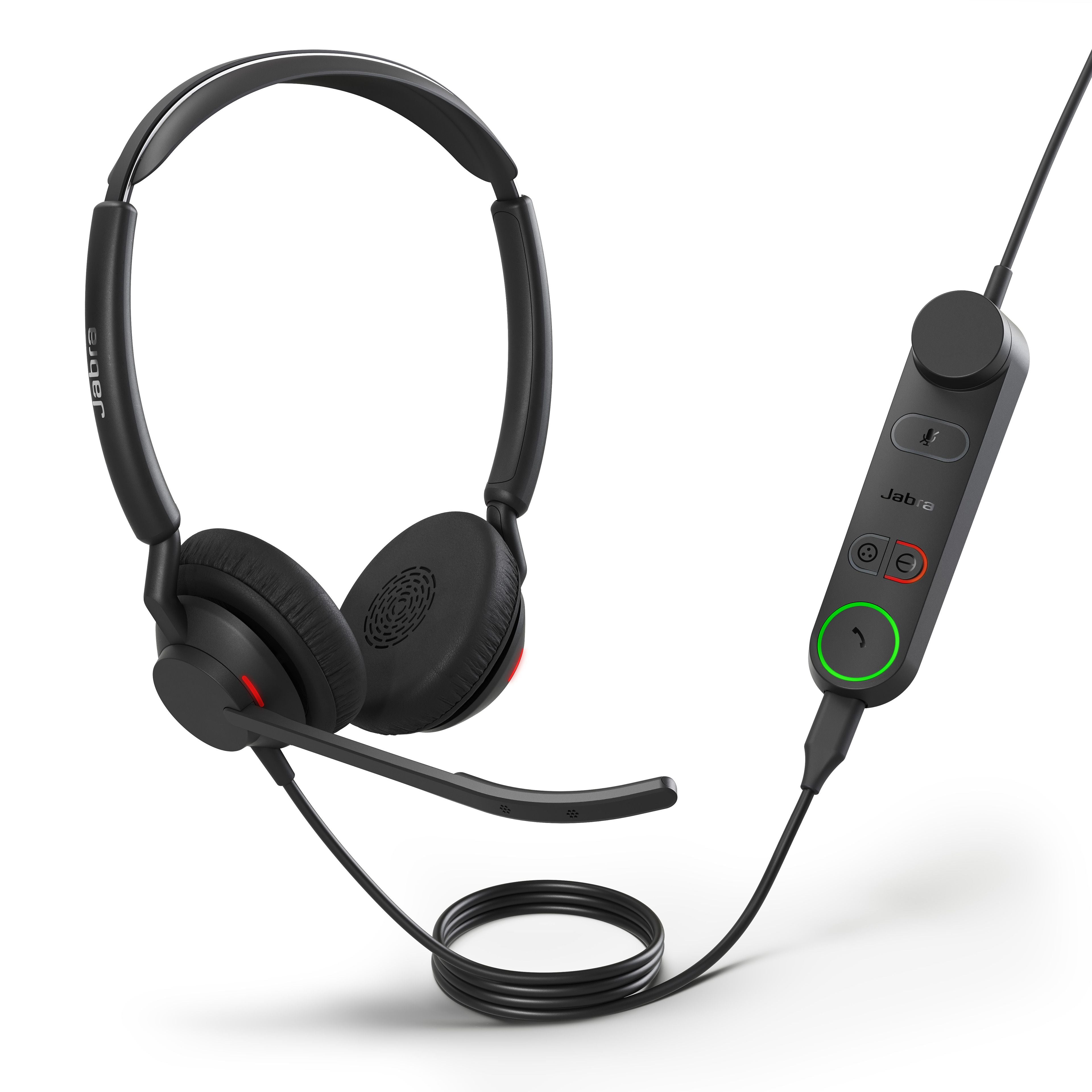 Jabra Engage 50 II Dual UC Corded USB-C/A Headset, Best Headset for Clear Customer 0s Ultra-Lightweight Hearing Protection Smartringer Busylight