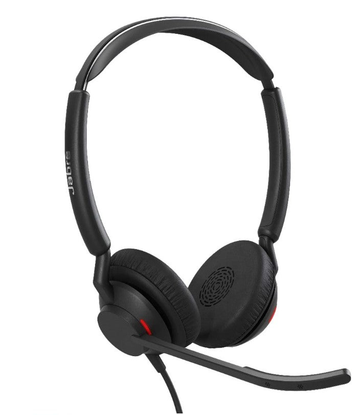 Jabra Engage 50 II UC Stereo Corded USB-C Headset Link, Best Headset for Clear Customer 0s, Lightweight, Hearing Protection, Smartringer, Busylight