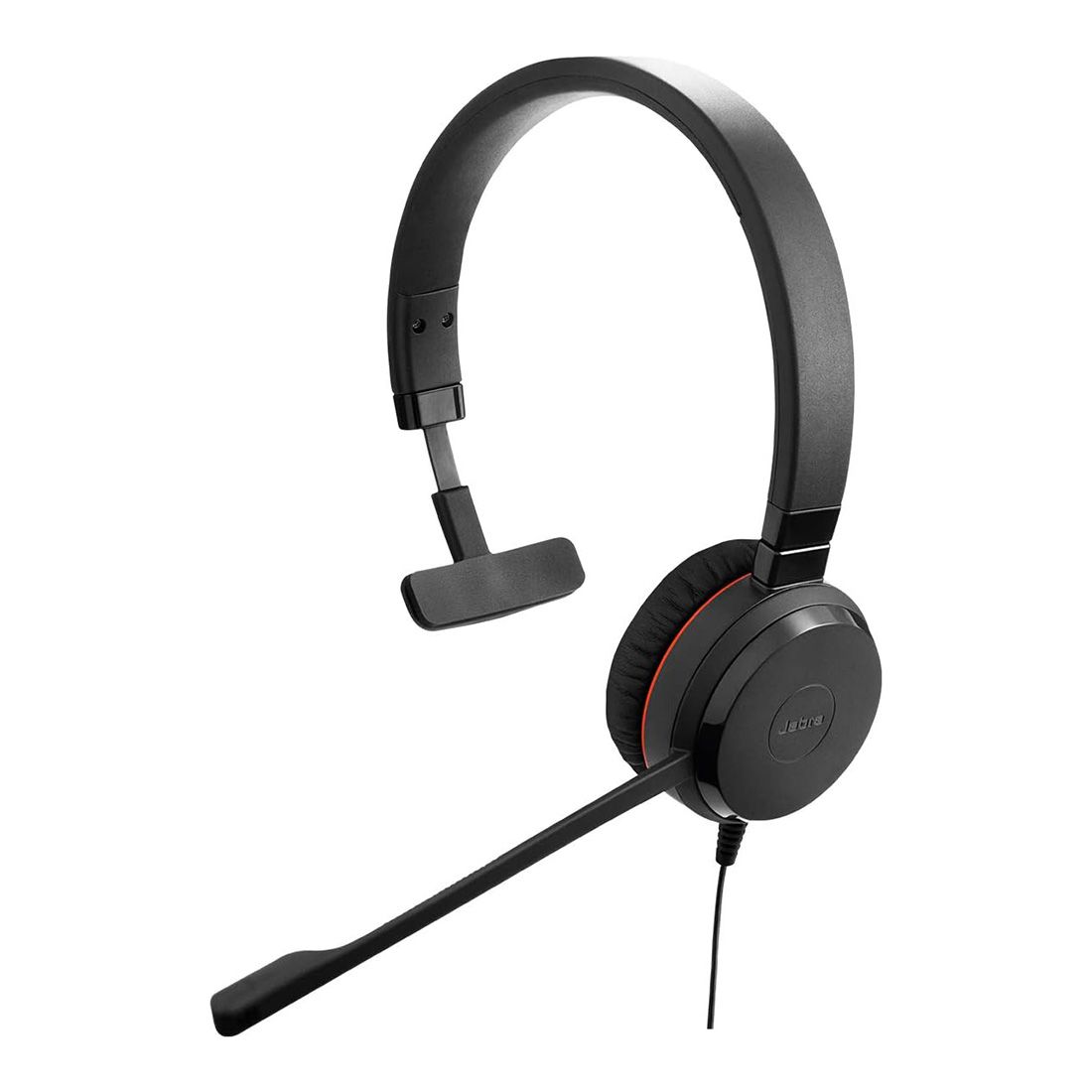 Jabra Evolve 30 II MS Mono Headset, Noise-Cancelling Microphone, Plug-and-play Setup, 2ys Warranty, 0 Management, All Day Comfort, 3.5mm Jack