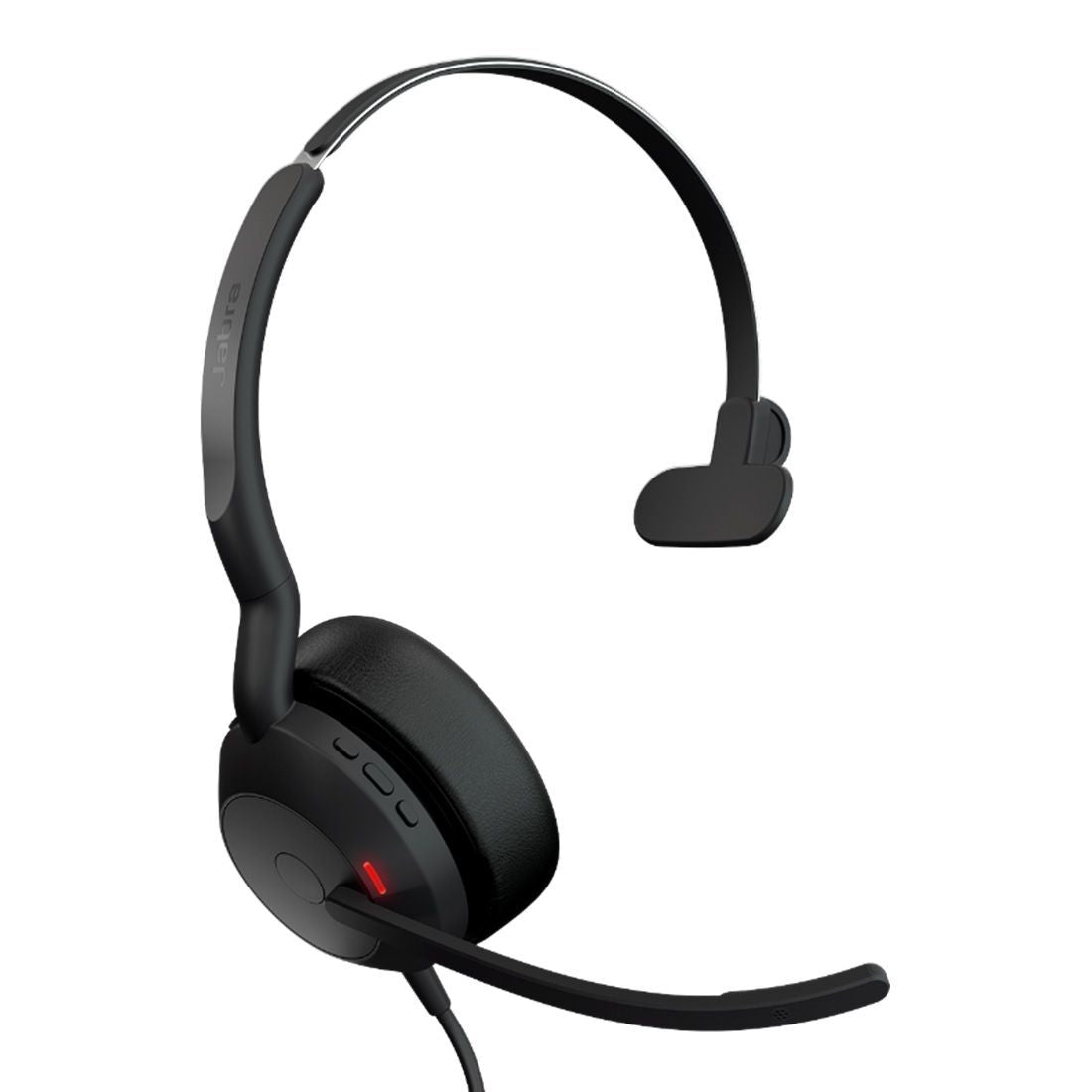Jabra Evolve2 50, USB C, Mono, UC, Active Noise Cancellation (ANC), Bluetooth Pairing, 4 Microphones for Audio Quality, Busylight, 0 Management