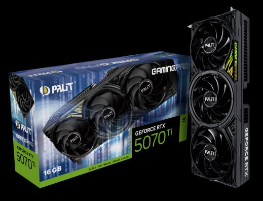 PALIT RTX5070Ti GAMINGPRO 16GB GDDR7 256bit 3-DP HDMI V1